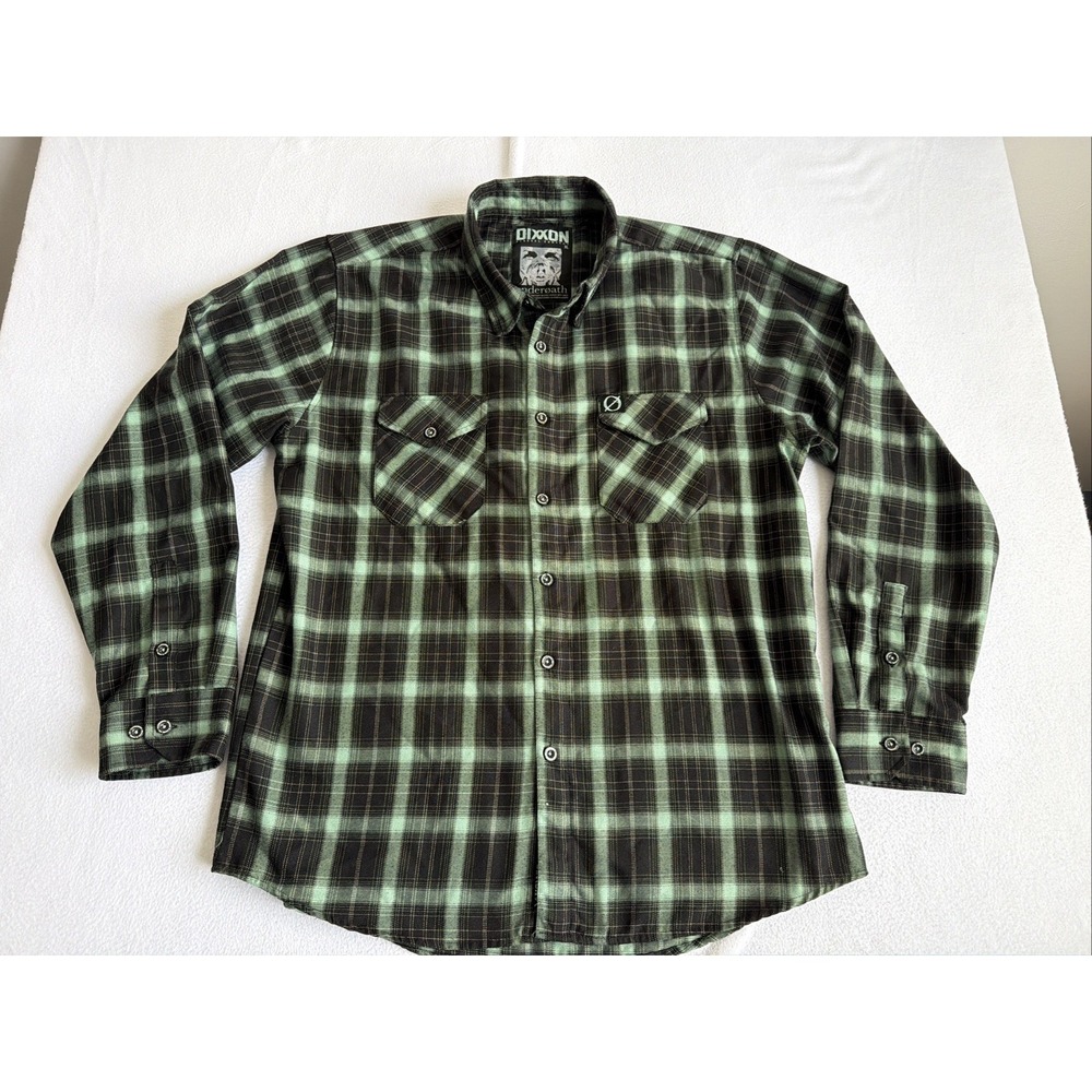 Dixxon Flannel Co Underoath They're Only Chasing Safety Plaid Shirt XL